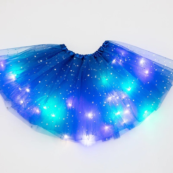 4 FULL LAYER Women's LED tutu skirt length 15.5" Light up tutu  teen/adult tutu - Picture 7 of 11